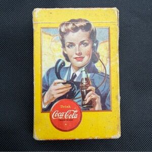 Vintage Coca Cola Airplane Spotter Playing Cards World WarII Era 53 Cards 1943